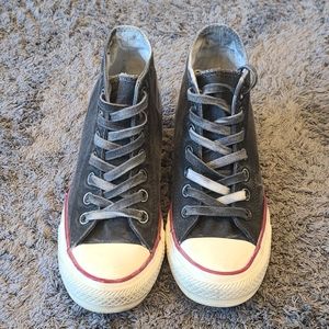 Acid wash Converse Wedge